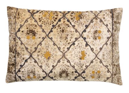 Kussen Reine 60x40cm - katoen & viscose - pumice stone