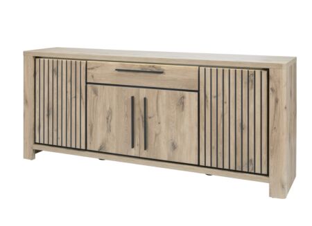 Dressoir Santos 220cm - meubelplaat - canyon oak