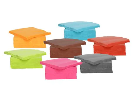 Serviette CT Prof 25x25cm zwart, 40 stuks