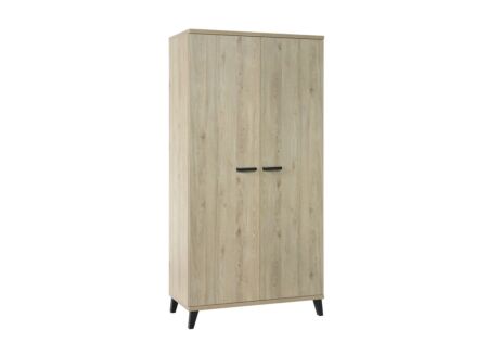 Kleerkast Evy 2 100cm - decor - lente eik