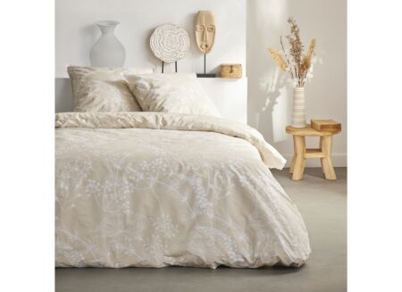 Dekbedovertrek Sunshine 220x240cm - katoen - beige