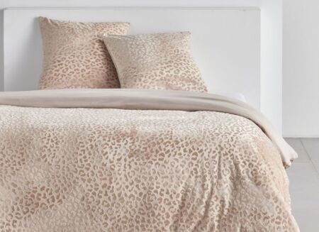 Dekbedovertrek Safari Chic 240x220cm - polyester - beige