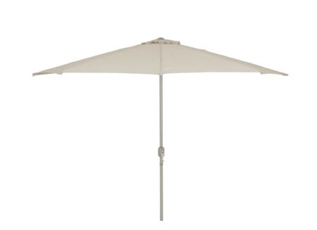 Halve Parasol Athena Ø300cm mastic met beschermhoes