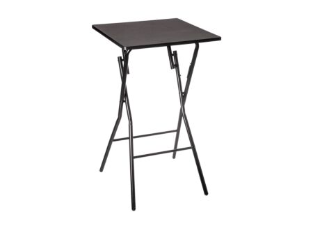 Bartafel Plooibaar 60x60cm - MDF - zwart