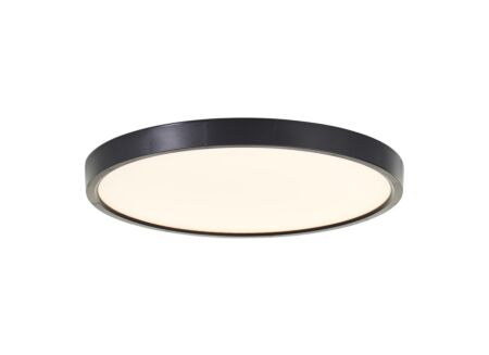 Plafondlamp Galo Ø30cm - kunststof - zwart