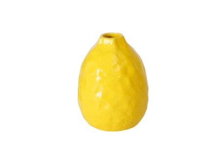 Vaas Zitronella H18cm - keramiek - geel