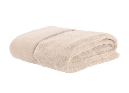 Plaid Tomo 150x200cm - polyester - ivory