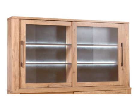 Opzetstuk Otto 230cm - meubelplaat - scarlet eik