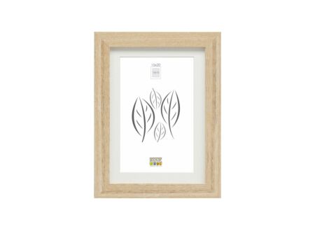 Fotokader S66KH1P1  20x15cm - hout & glas - eik