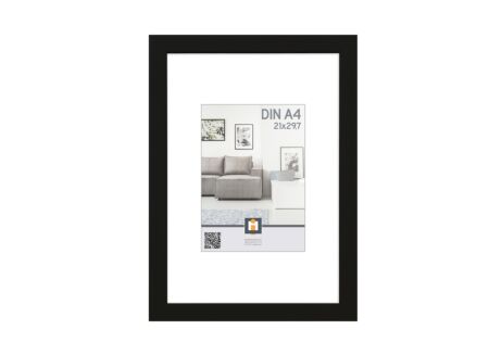 Fotokader Livorno 30x21cm - hout massief - zwart