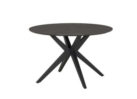 Ronde tafel Okapi Ø120cm - MDF - donkergrijs