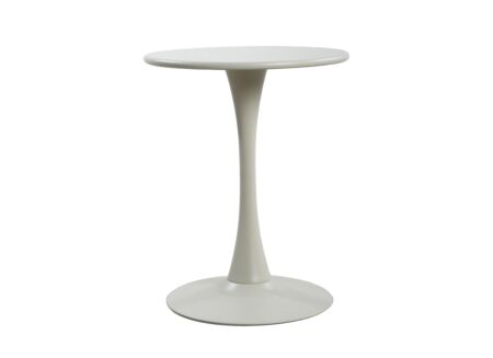 Bijzettafel Track Ø60x74cm - staal - greige