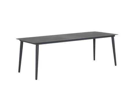 Tuintafel Shore 220x90cm - aluminium - antraciet