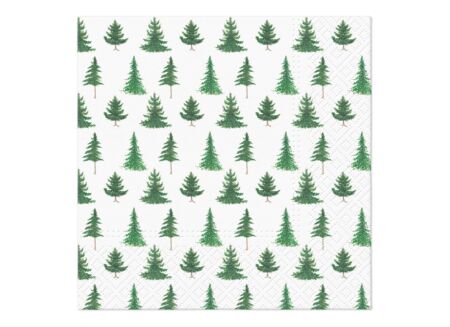 Serviette Conifer Forest 33x33cm - papier - multicolor - 20 stuks