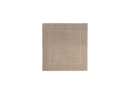 Badmat London 60x60cm - katoen - brons met antislip