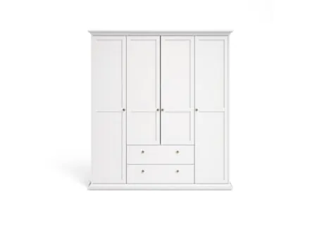 Kleerkast Paris 181cm - decor - wit