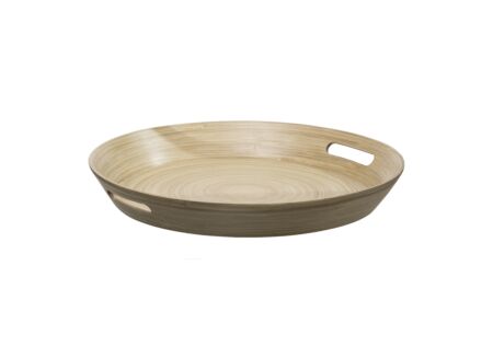 Rond dienblad bamboe Ø42cm