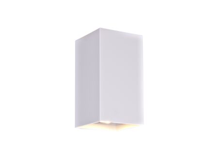 Wandlamp wit 2x50W GU10