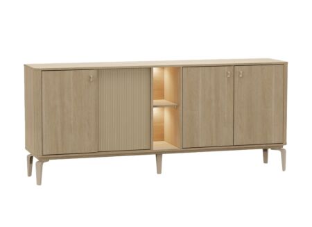 Dressoir Ravello 210cm - decor - brushed sand oak nature