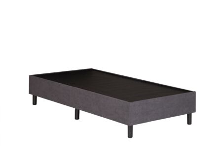 Bedbox Koh 90x200cm stof grijs