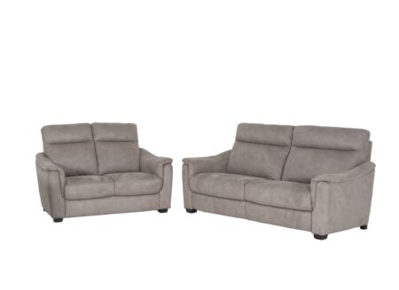 Zetel Centanni 2,5+2-zit - stof - grijs