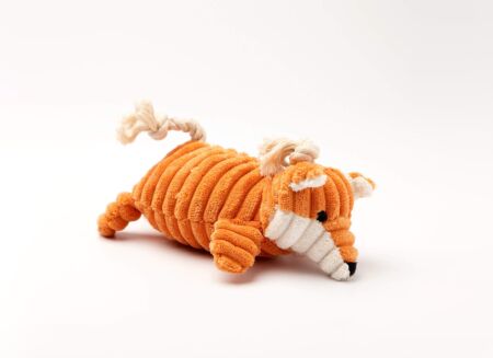 Hondenspeelgoed Fox 20cm - stof - orange ochre