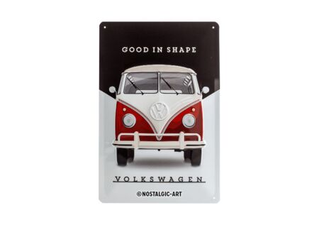 Plakkaat VW Good Shape 20x30cm - metaal - meerkleurig