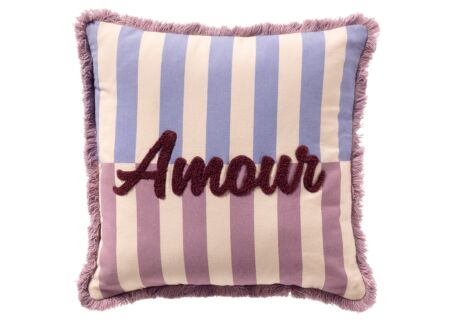 Kussen Amour 45x45cm - katoen - rosebud