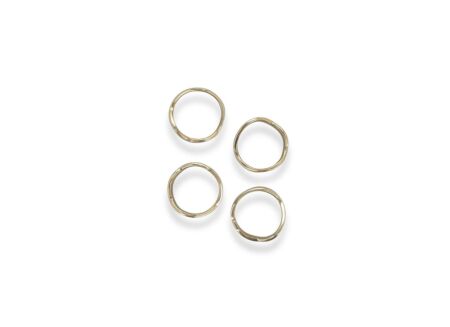 Servetring Charm 4,5x4,5cm - goud - set van 4