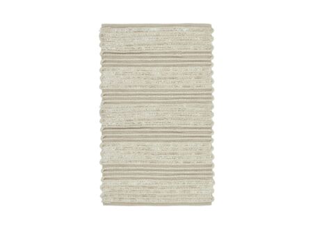 Badmat Solange 60x100cm - katoen & polyester - naturel
