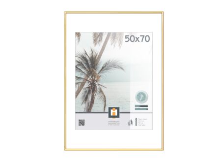 Fotokader Kyoto 70x50cm - kunststof & glas - goud