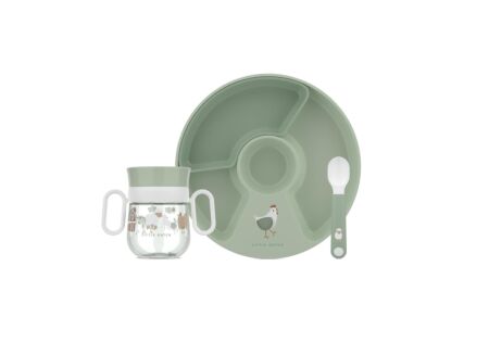 Babyservies set Mio 3-delig - kunststof - little farm