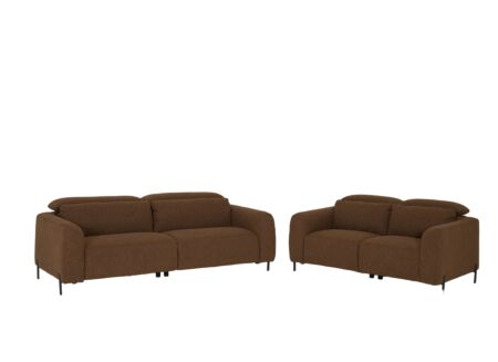 Zetel Piran 3+2-zit - stof - hazel met relax