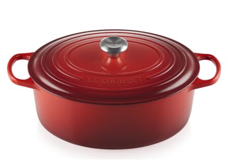 Stoofpot Le Creuset
 42,7x27,6cm kersenrood