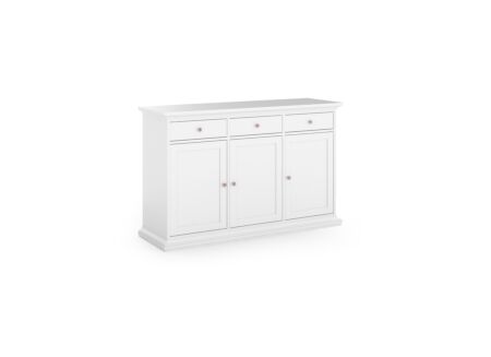 Dressoir Paris 144cm - vezelplaat - wit