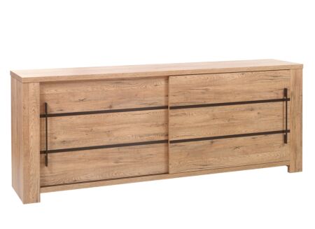 Dressoir Otto 230cm - meubelplaat - scarlet eik