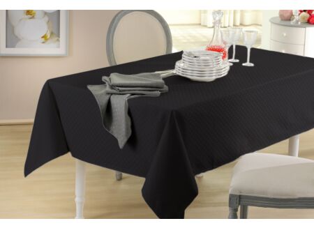 Tafelkleed 150x350cm - teflon - zwart
