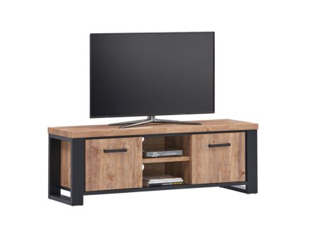 Tv-meubel Estrella 160cm - meubelplaat - industrial oak