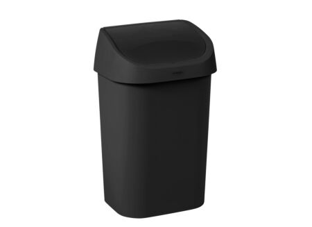 Vuilnisbak Mistral Swing 25L zwart