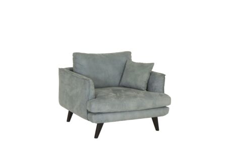 Zetel Chill 100x92x83cm - stof - turquoise
