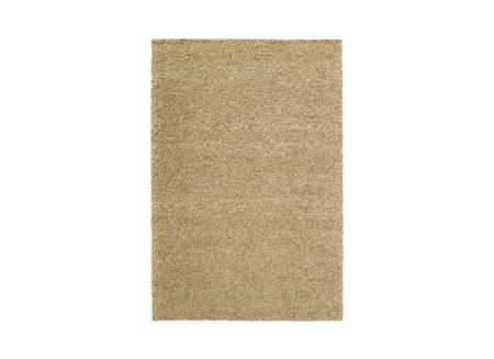 Tapijt Twister 65x130cm - polypropyleen - goud