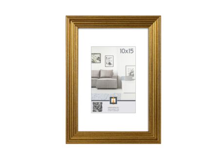 Fotokader Salerno 15x10cm - kunststof - goud