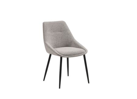 Stoel Figo 50x47x87cm - stof - grijs