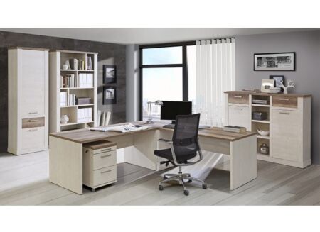 Kantoor Duro - meubelplaat - pine white/antique oak