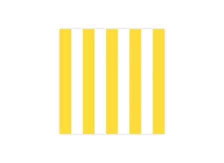 Serviette Yellow 33x33cm - papier - geel - 20 stuks