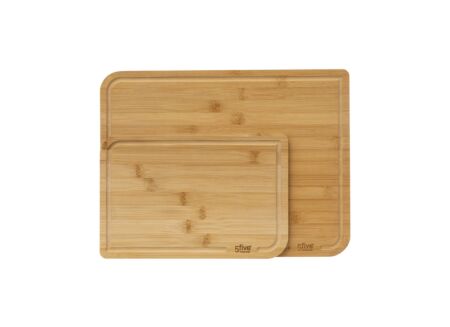 Bamboe snijplank set van 2