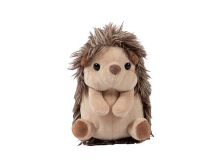 Knuffel Egel Harry H15cm - polyester - bruin