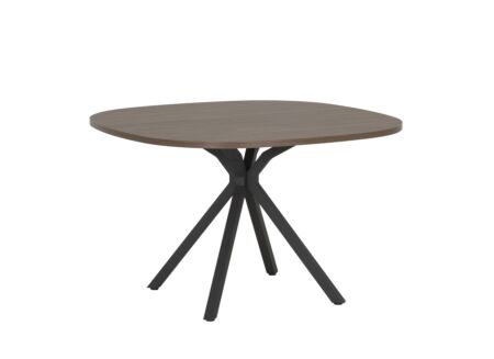 Tafel Onyx 120x120cm - HPL - walnoot