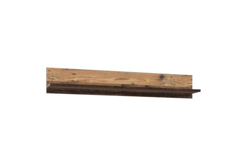 Wandplank Clif 160x22x26cm - meubelplaat - old wood