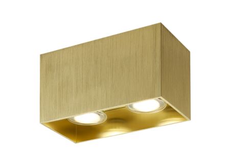 Opbouwspot met 2 spots 2x50W GU10